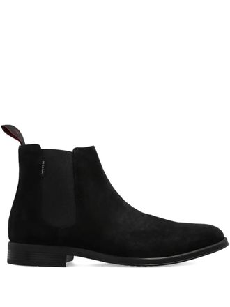 Paul Smith elastic-panels suede chelsea boots - Black