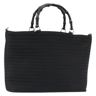 Gucci Pre-owned Nylon Hand Bag - Dames - Pre-owned - Zwart - Maat: ONE Size Nylon