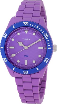 Timex Legacy Quartz Purple Dial Ladies Watch TW2Y04800