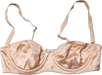 Dolce & Gabbana Semi-Pad Balconette BH met beugel - Dames - BHs - Beige - S - Polyester - Ondergoed