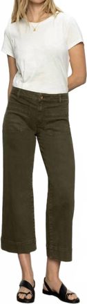 Sanctuary Fatigue Wide-Leg Cropped Pant In Marine
