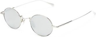Chlo&eacute; Silver Round Sunglasses