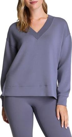 Spanx AirEssentials Brushed V-Neck Tunic in Pewter at Nordstrom Rack, Size X-Large