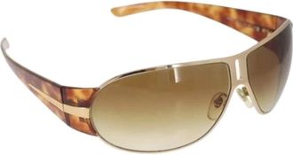 Prada Pre-owned Accessories, female, Brown, Size: ONE SIZE Pre-owned Vintage Sunglasses