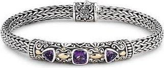 Samuel B. Sterling Silver Rope Bracelet in Purple at Nordstrom Rack