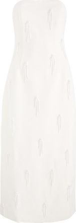 Odd Muse The Ultimate Muse Embellished Midi Dress - White - XS (UK6)