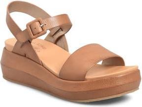 Kork-ease Hallie Platform Sandal in Tan Leather at Nordstrom Rack, Size 10