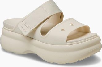 Crocs Womens Crocs Soho Two Strap EVA Womens Frappe Sandals - Cream - Size: UK 8 / eu 41/42 / us w10