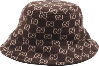 Gucci Hats, male, Brown, Size: S Giselle Bob GG Hat