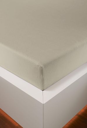 BELLANA Spannbettlaken »Mako-Jersey exclusiv in Gr. 90x200, 140x200 oder 180x200 cm« aus Baumwolle, für Matratzen bis 25 cm Höhe, Bettlaken, Spannbetttuch