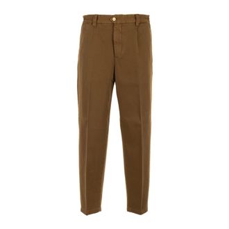 BRIGLIA 1949 Broeken, Heren, Bruin, XL, Bruine Broek
