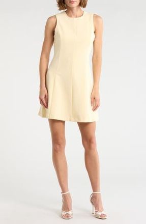 French Connection Echo Whisper A-Line Minidress in Butter Yellow at Nordstrom Rack, Size 10