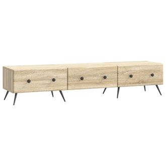 vidaXL Mueble De Tv Con Caj&oacute;n Roble Sonoma 147 X 34,5 X 30 Cm Vidaxl