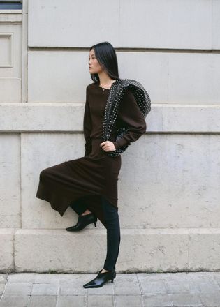 Mango Stivaletti pelle tacco kitten nero - Donna - 36 - MANGO