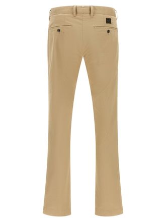 Incotex Stretch Cotton Canvas Chinos - Beige