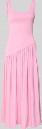 Little Mistress Midikleid mit Karree-Ausschnitt in Rosa, Gr&ouml;&szlig;e 34