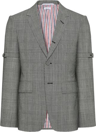 Thom Browne Blazer in pied-de-poule - Grigio