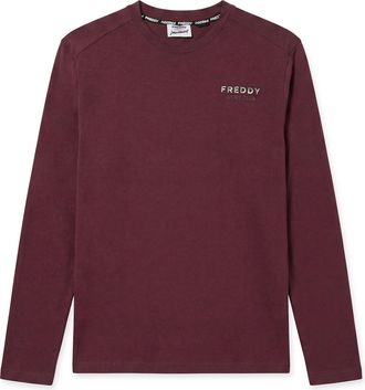 Freddy T-shirt a Manica Lunga da Uomo Regular in Cotone