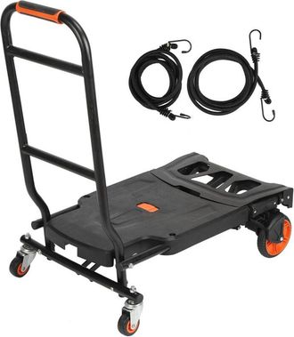 OEM Carretilla Plegable Multifuncional, Remolque De Plataforma Plana Port&aacute;til Con 2 Correas Para Uso Dom&eacute;stico
