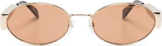 Marc Jacobs Occhiali da sole ovali - Oro