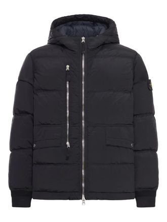 Stone Island Jack met capuchon - Zwart