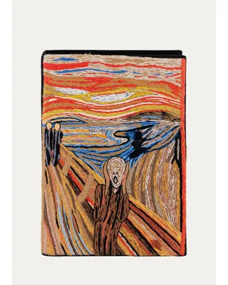 Olympia Le-Tan Museum Edvard Munch Book Clutch Bag