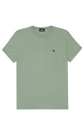 Dalix Womens Lil Strawberry Jersey Tee in Sage at Nordstrom, Size Xx-Large