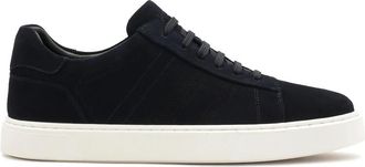 Kazar Donkerblauwe su&egrave;de sneakers - Heren - Sneakers - Blauw - 45 EU - Su&egrave;de - Schoenen