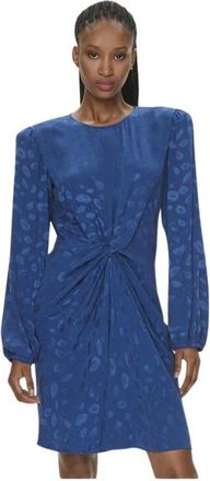 HUGO BOSS Dames, Jurken, Blauw, Maat: XS