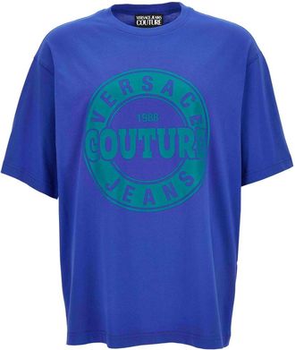Versace T-shirts en Polos - Heren - T-shirts - Blauw - XS - Tops