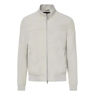 Peuterey Sand Suede Bomber Jacket - male - Peuterey - Bomber Jackets - Beige - M - Jackets