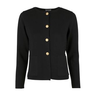 Stenstr&ouml;ms Stina Gebreid Vest Zwart - Dames - Vesten - Zwart - M - Wol - Truien & Vesten