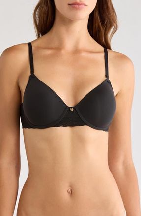 Natori Bliss Perfection Underwire Contour Bra in Black at Nordstrom, Size 36A