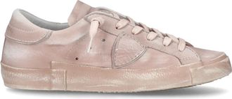 Philippe Model Sneakers Prsx Tennis - Dames - Sneakers - Roze - 40 EU - Leer - Schoenen