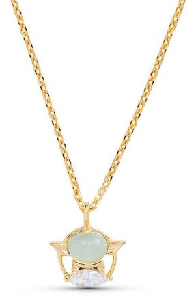 Girls Crew Star Wars Grogu Pendant Necklace in Gold at Nordstrom