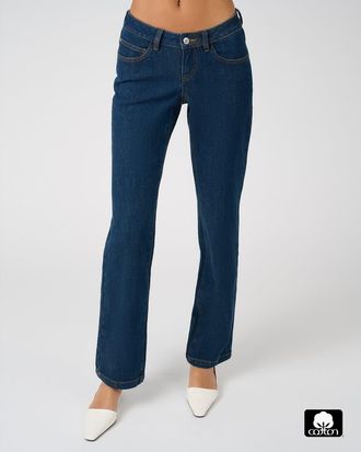 WeWoreWhat 90s Straight Leg Jean in Dark Mid Wash at Nordstrom, Size 30