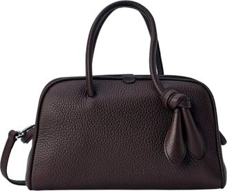 Jacquemus Tassen, Dames, Bruin, ONE Size, Leer, Le Petit Turismo Handtas