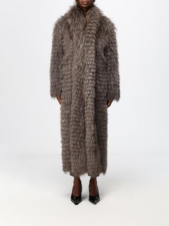 Simonetta Ravizza Park Reversible Long Coat in Fox Fur