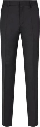 HUGO BOSS H-Lenon-B1 Kostuumbroek - Heren - Nette broeken - Zwart - 5XL - Wol - Broeken