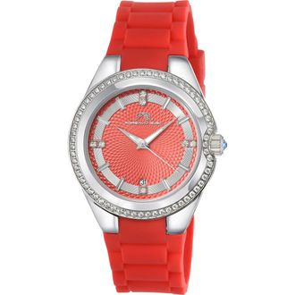 Porsamo Bleu Guilia Interchangeable Bracelet Watch, 37mm in Red at Nordstrom Rack