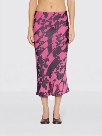 Dries Van Noten Gonna midi Dries Van Noten in jersey stampato