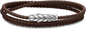 David Yurman Bracciale Chevron Triple in argento sterling