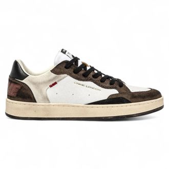 Crime London Schoenen, Heren, Veelkleurig, 43 EU, Leer, Chelsea Sneaker