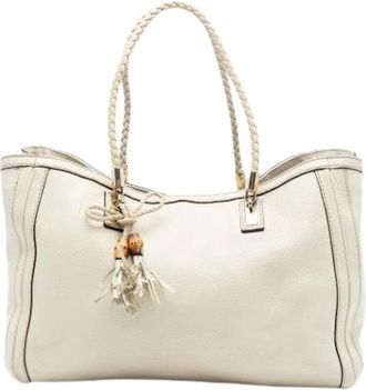 Gucci Pre-owned Tote Bags, female, White, Size: ONE SIZE Pre-owned Bella Tote