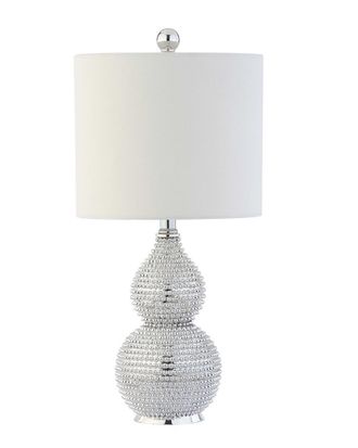 Safavieh Clarabel Chrome 20in Table Lamp