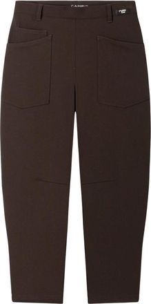 Cambio Odele Barrel Broeken - Dames - Vrijetijds broeken - Bruin - XS - Katoen - Broeken