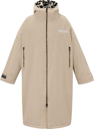 Regatta Unisex Adult Abstract Floral Waterproof Changing Robe (White Pepper) - Size L/XL