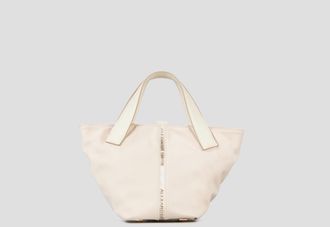 Alexander Smith Lauren Small handbag with shoulder strap in light rose nylon