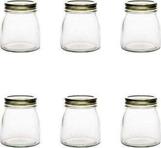 10 Strawberry Street Set Of 6 Catania Canning Jars