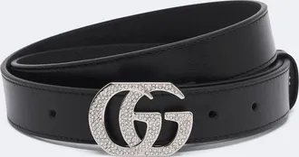 Gucci Cintur&oacute;n Marmont de piel adornado con GG